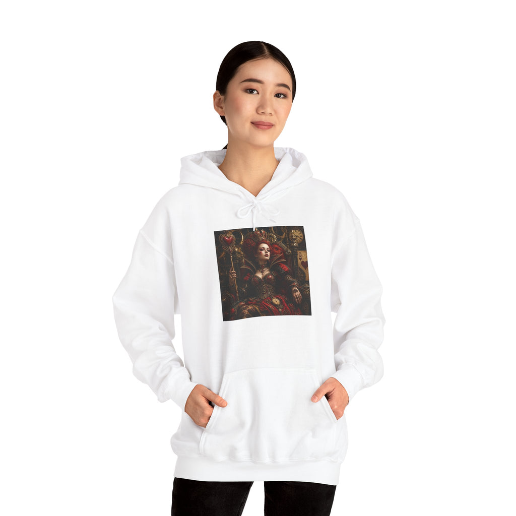Medieval Steampunk Noble Portrait Hoodie — Vintage Renaissance Art Pullover