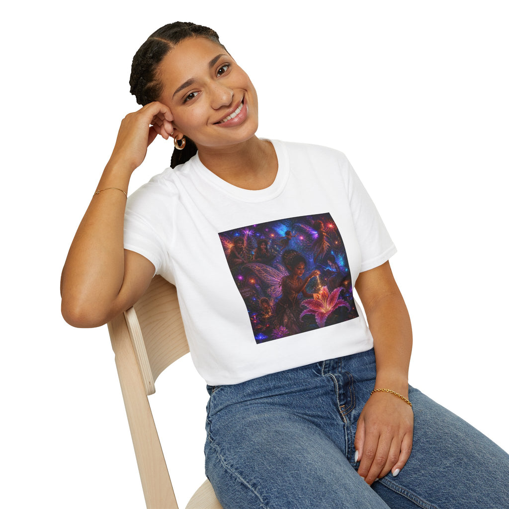 Fairy Garden T-Shirt — Enchanted Nightlight Wings Design