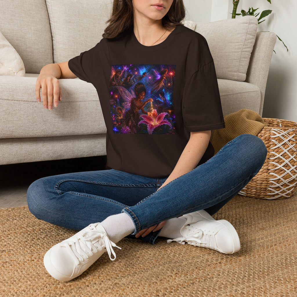 Fairy Garden T-Shirt — Enchanted Nightlight Wings Design