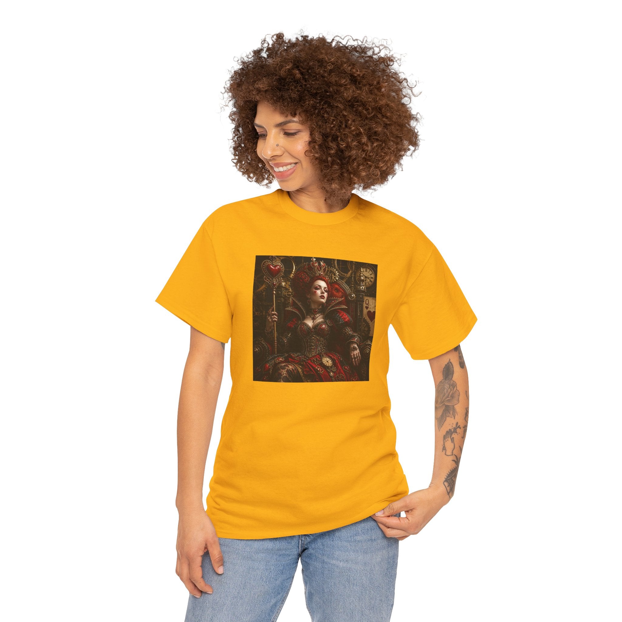 Gothic - Steampunk Queen Art Tee - Dark Renaissance Portrait T-Shirt