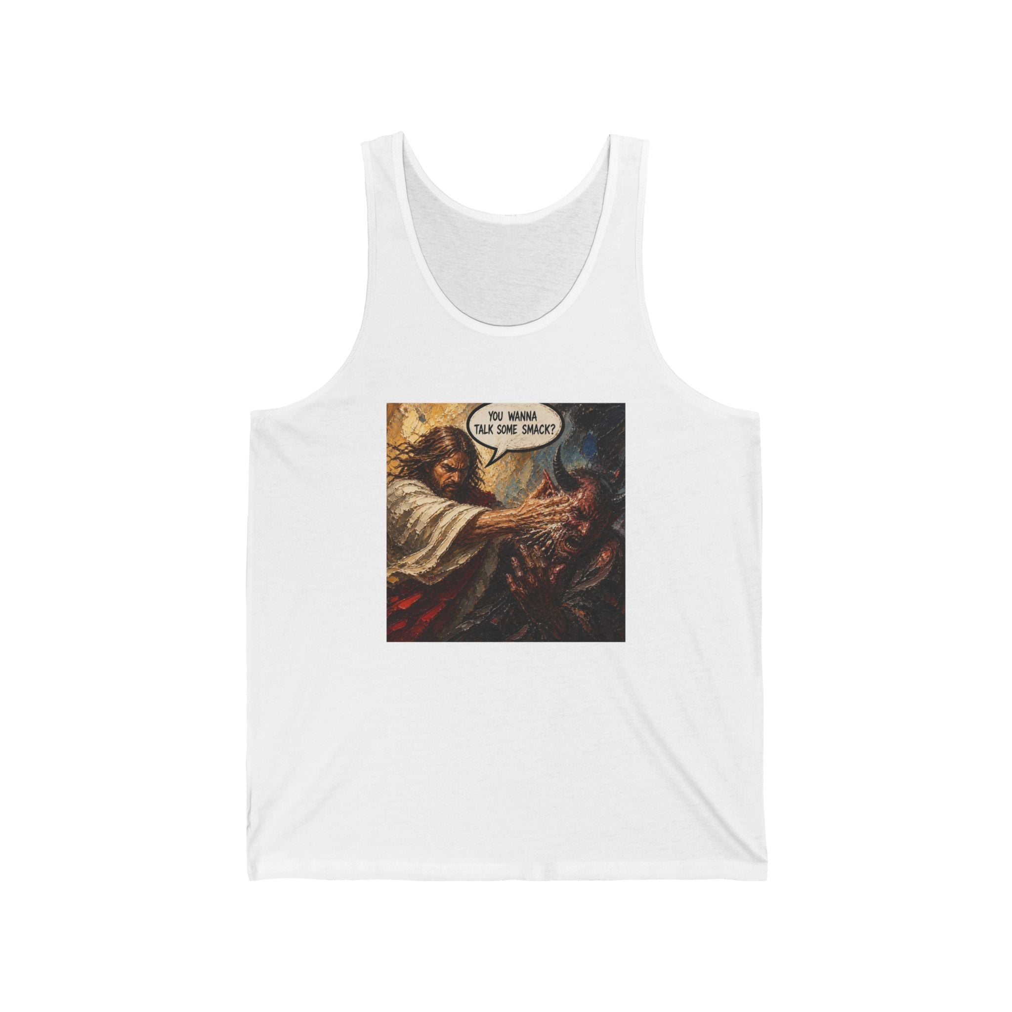 Jesus Slap Meme Tank Top — "Be Reasonable, I Love Dance" Graphic Tank