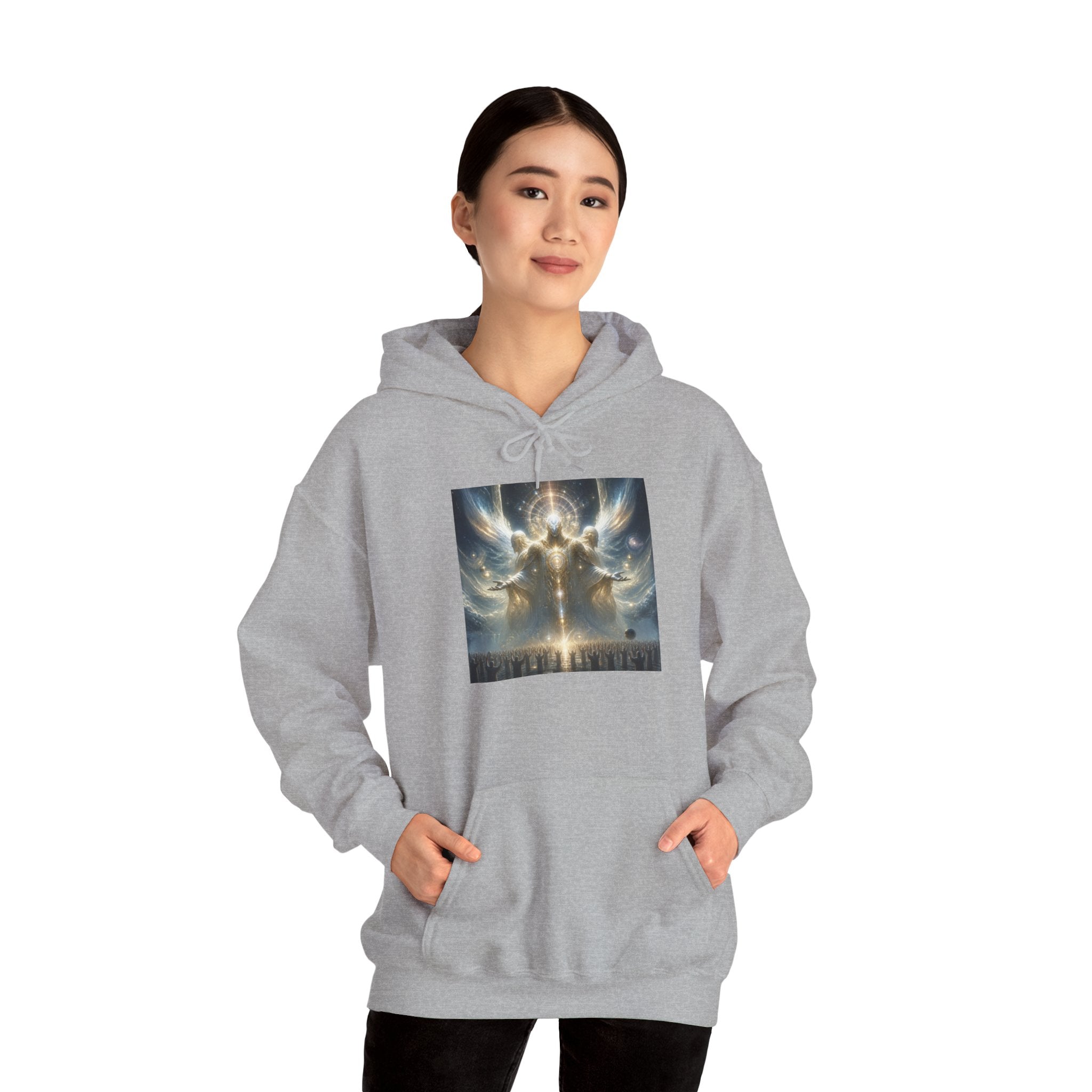 Elohim Gathering— Ethereal Angelic Cloudscape Pullover