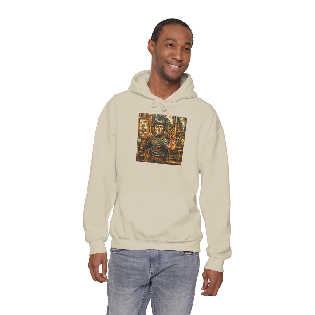Hoodie —Steampunk Bruce Lee Artwork Hooded Sweatshirt