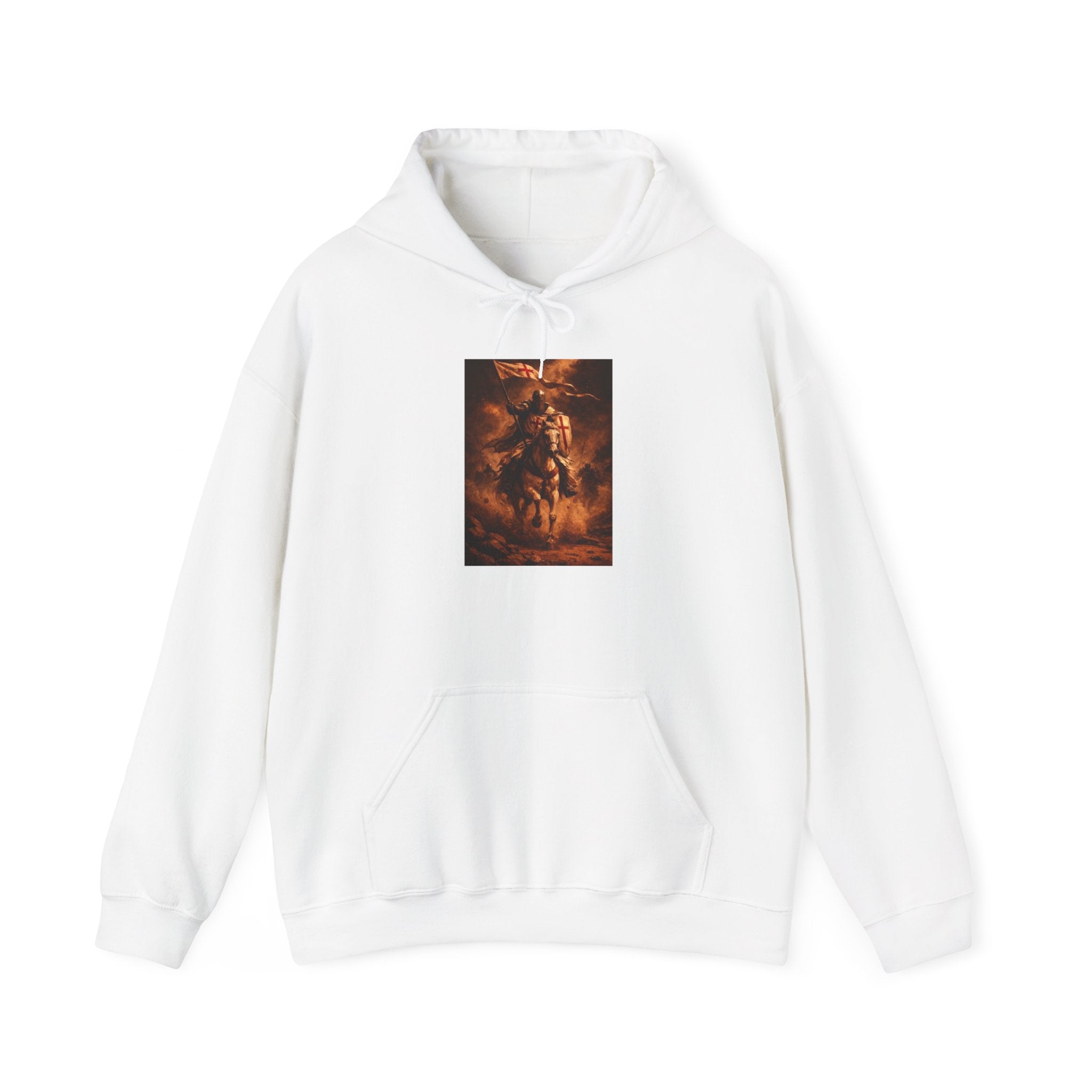 Mythic Rider Hoodie — Fiery Horseman Graphic Sweatshirt