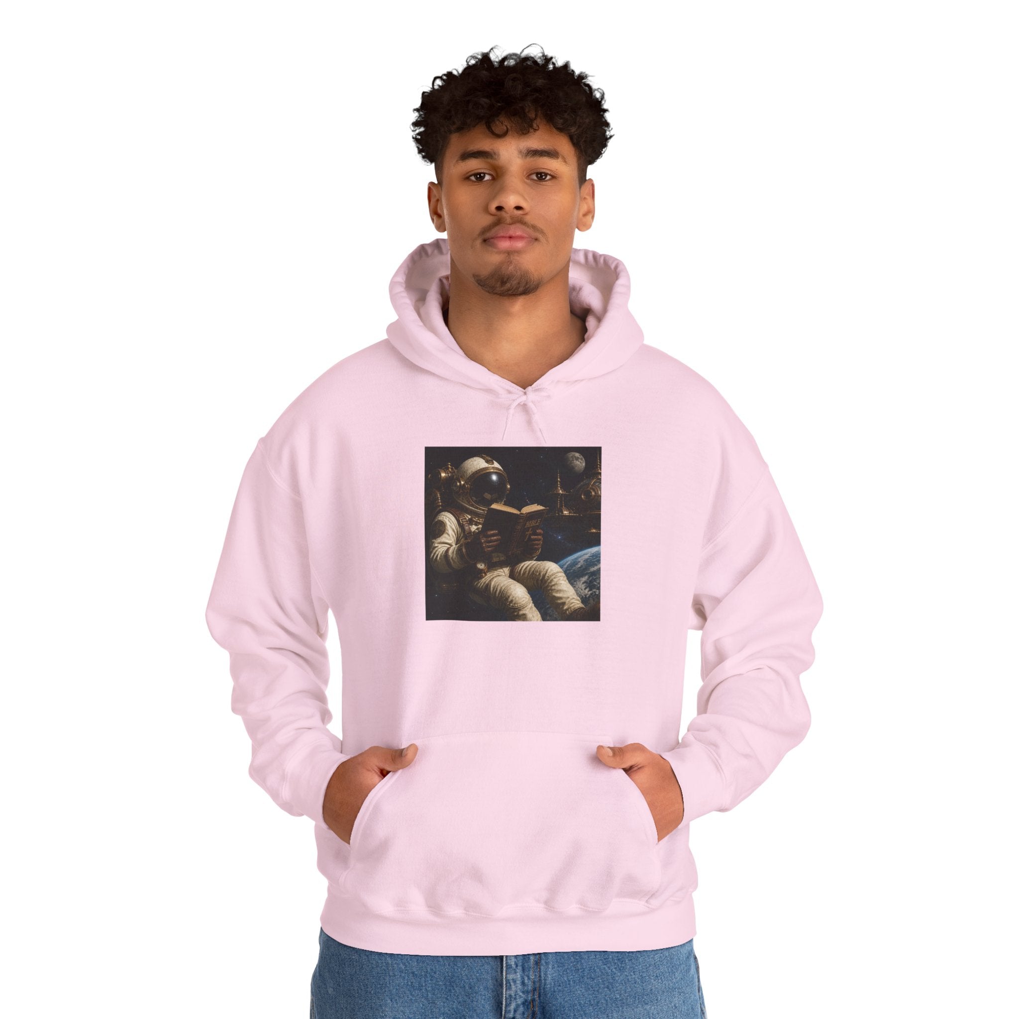Astronaut Lounge Hoodie — Vintage Space Crew Astronaut Graphic Sweatshirt