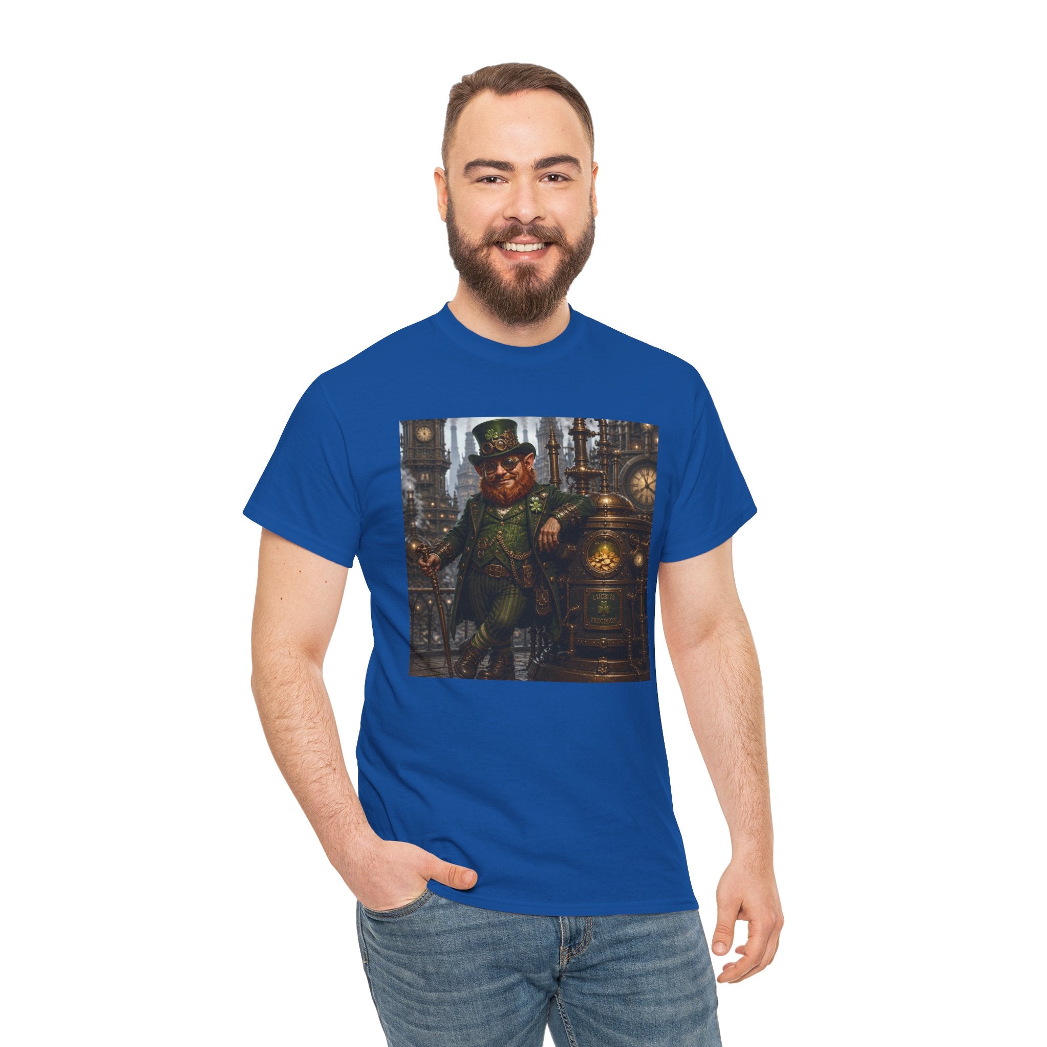 Steampunk Leprechaun T-Shirt — Vintage Industrial St. Patrick’s Day Tee