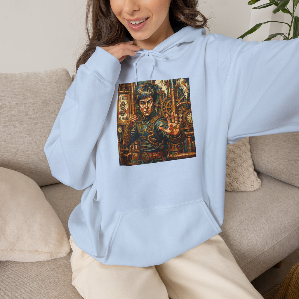 Hoodie —Steampunk Bruce Lee Artwork Hooded Sweatshirt