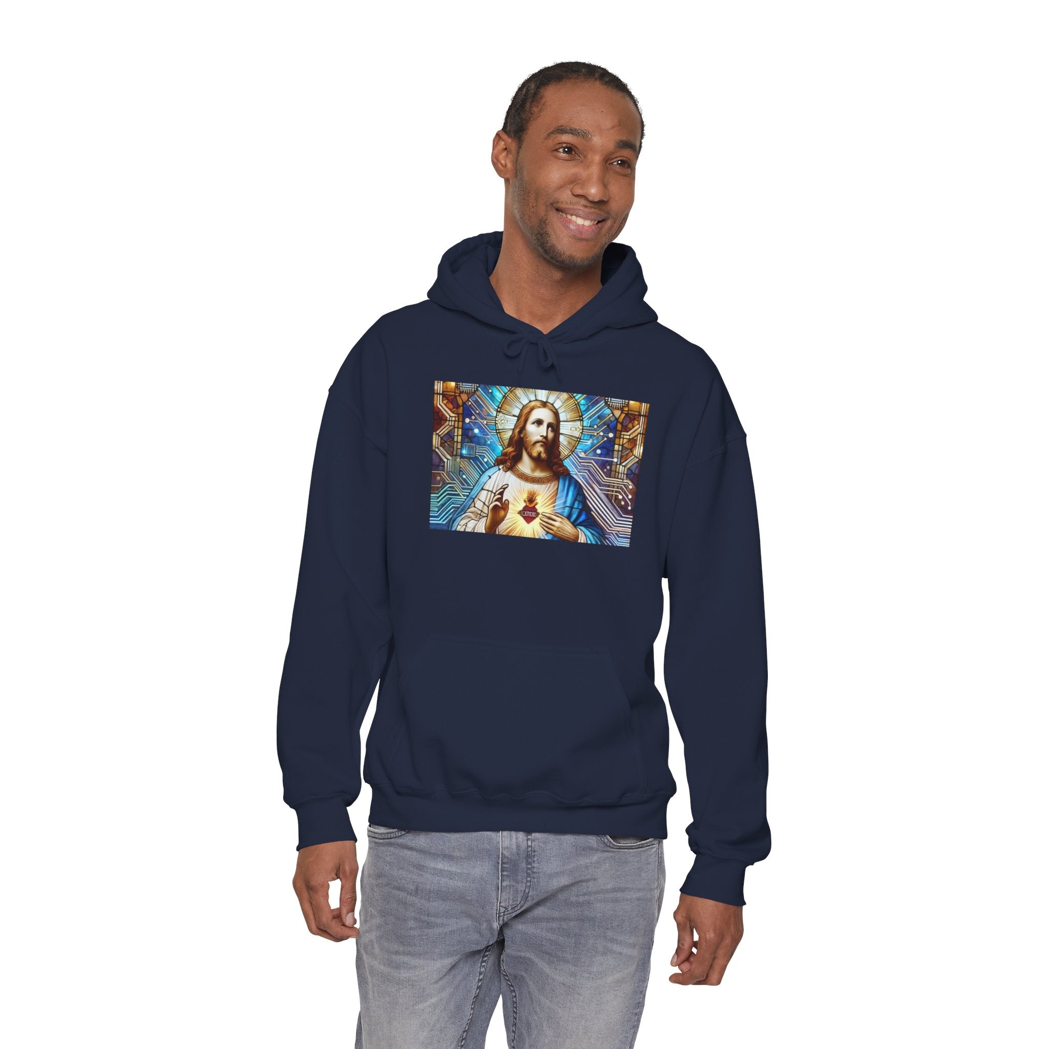 Digital Jesus Hoodie — Graphic Sweatshirt