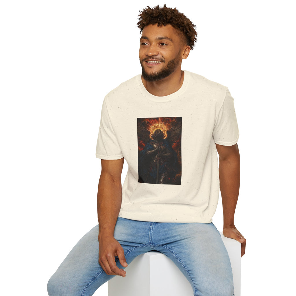Graphic T-Shirt — Dark Angel Halo  religious Art Tee