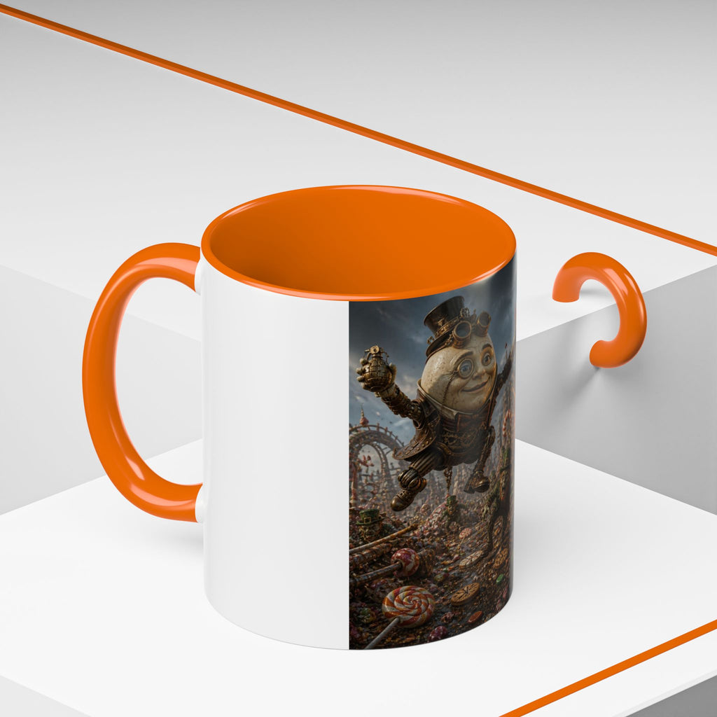 Steampunk Humpty Dumpty Fantasy Coffee Mug — Dark Fantasy Accent Mug (11/15oz)