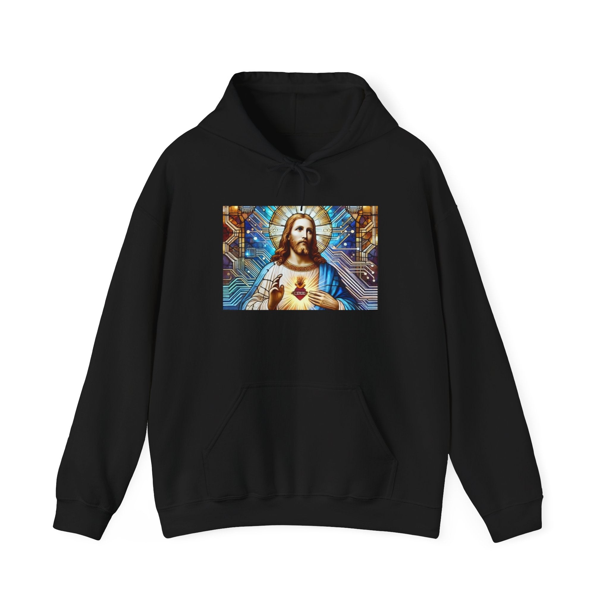 Digital Jesus Hoodie — Graphic Sweatshirt