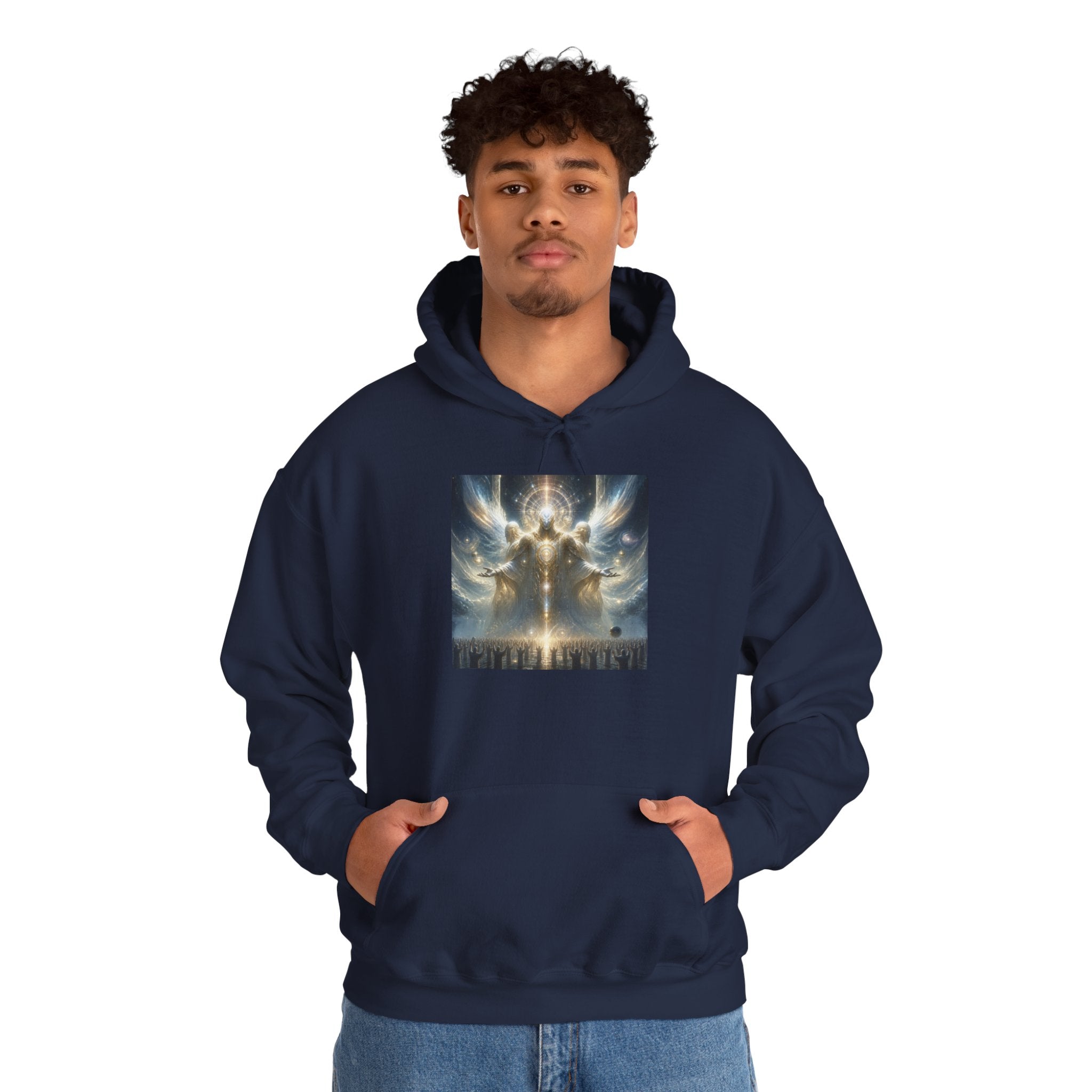 Elohim Gathering— Ethereal Angelic Cloudscape Pullover