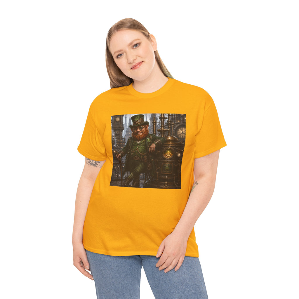 Steampunk Leprechaun T-Shirt — Vintage Industrial St. Patrick’s Day Tee