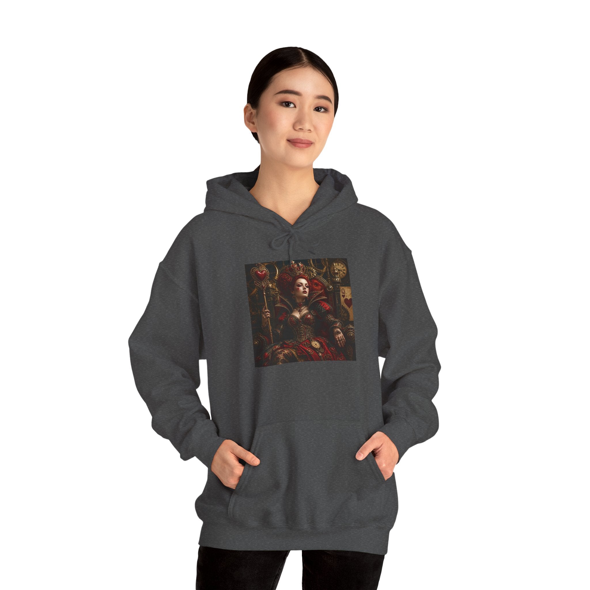 Medieval Steampunk Noble Portrait Hoodie — Vintage Renaissance Art Pullover
