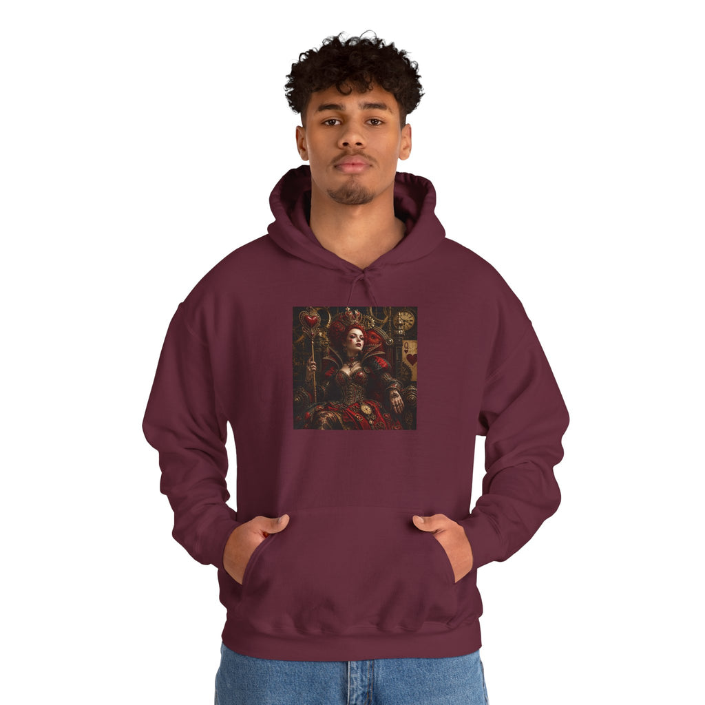Medieval Steampunk Noble Portrait Hoodie — Vintage Renaissance Art Pullover