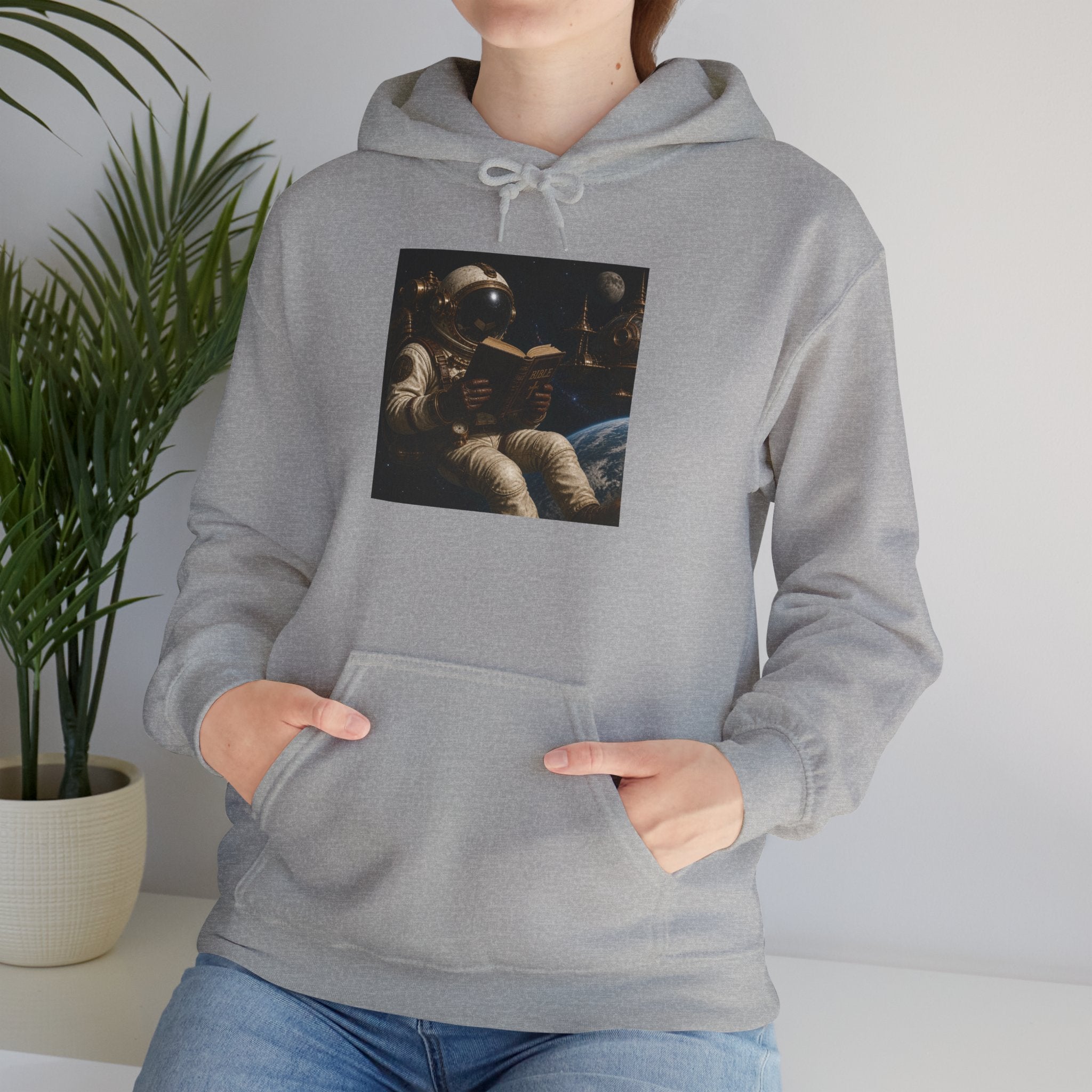 Astronaut Lounge Hoodie — Vintage Space Crew Astronaut Graphic Sweatshirt