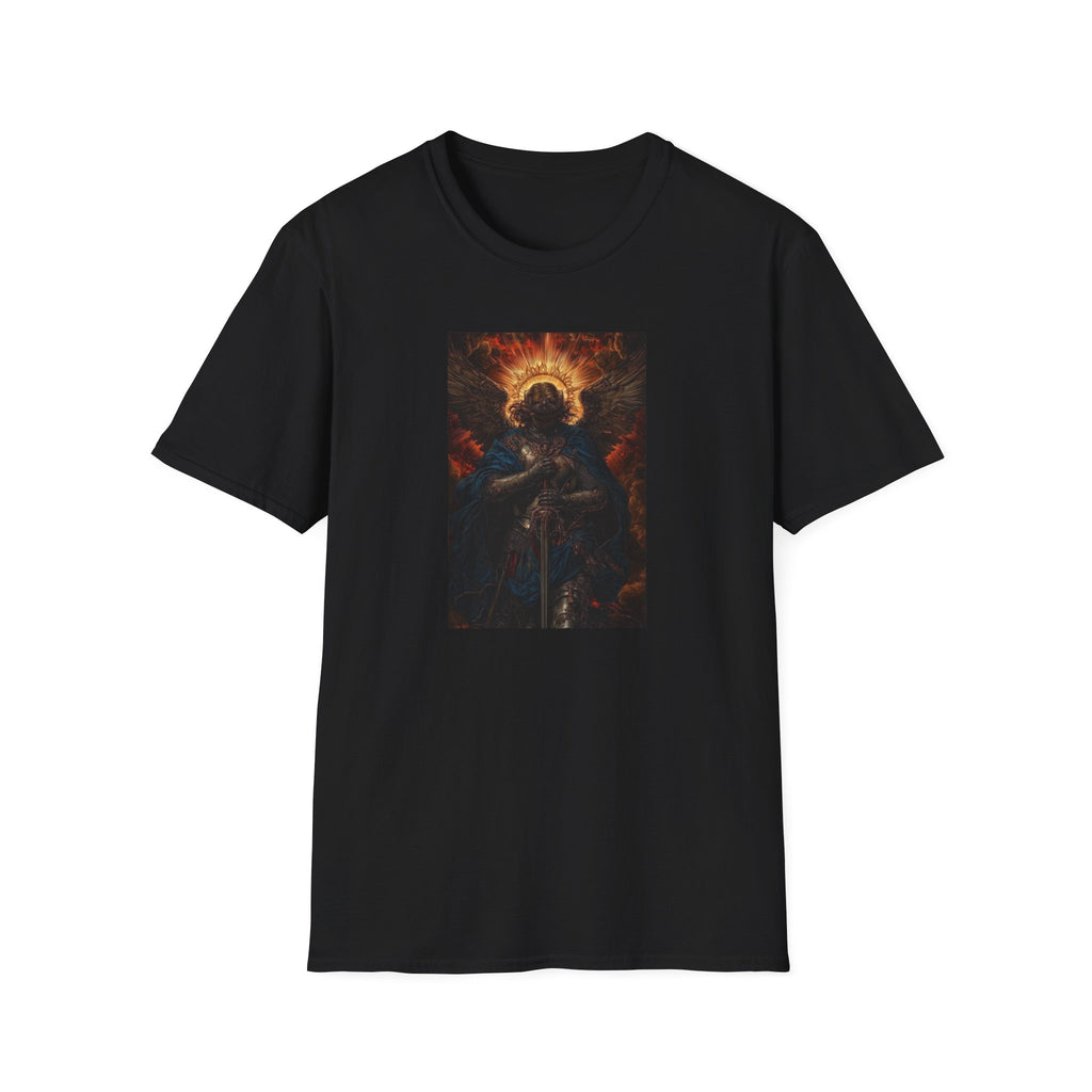 Graphic T-Shirt — Dark Angel Halo  religious Art Tee