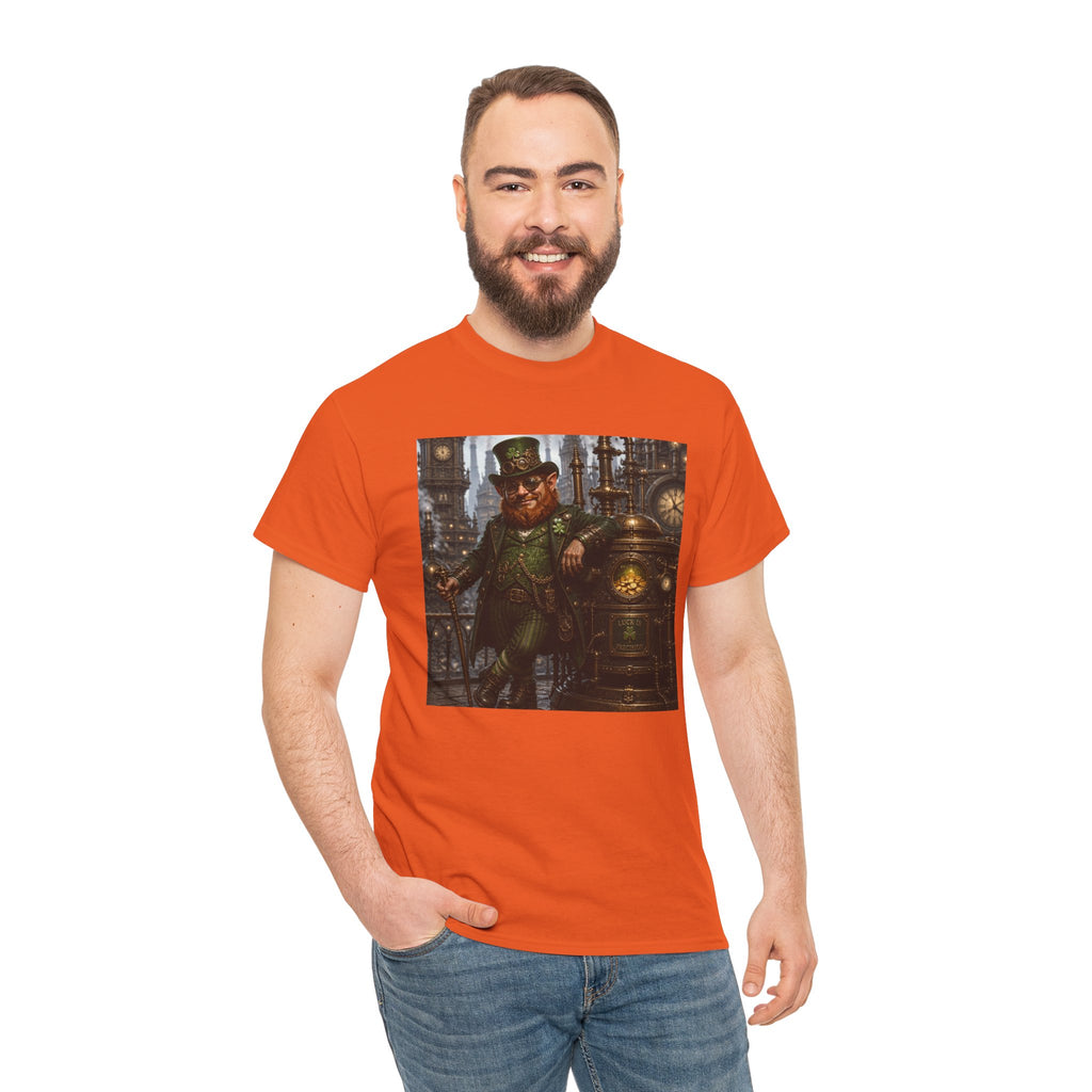 Steampunk Leprechaun T-Shirt — Vintage Industrial St. Patrick’s Day Tee