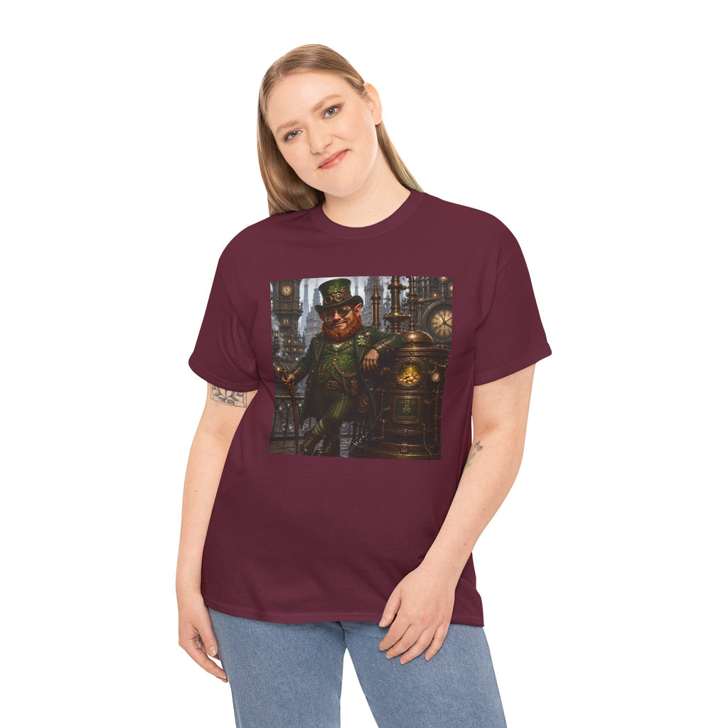 Steampunk Leprechaun T-Shirt — Vintage Industrial St. Patrick’s Day Tee