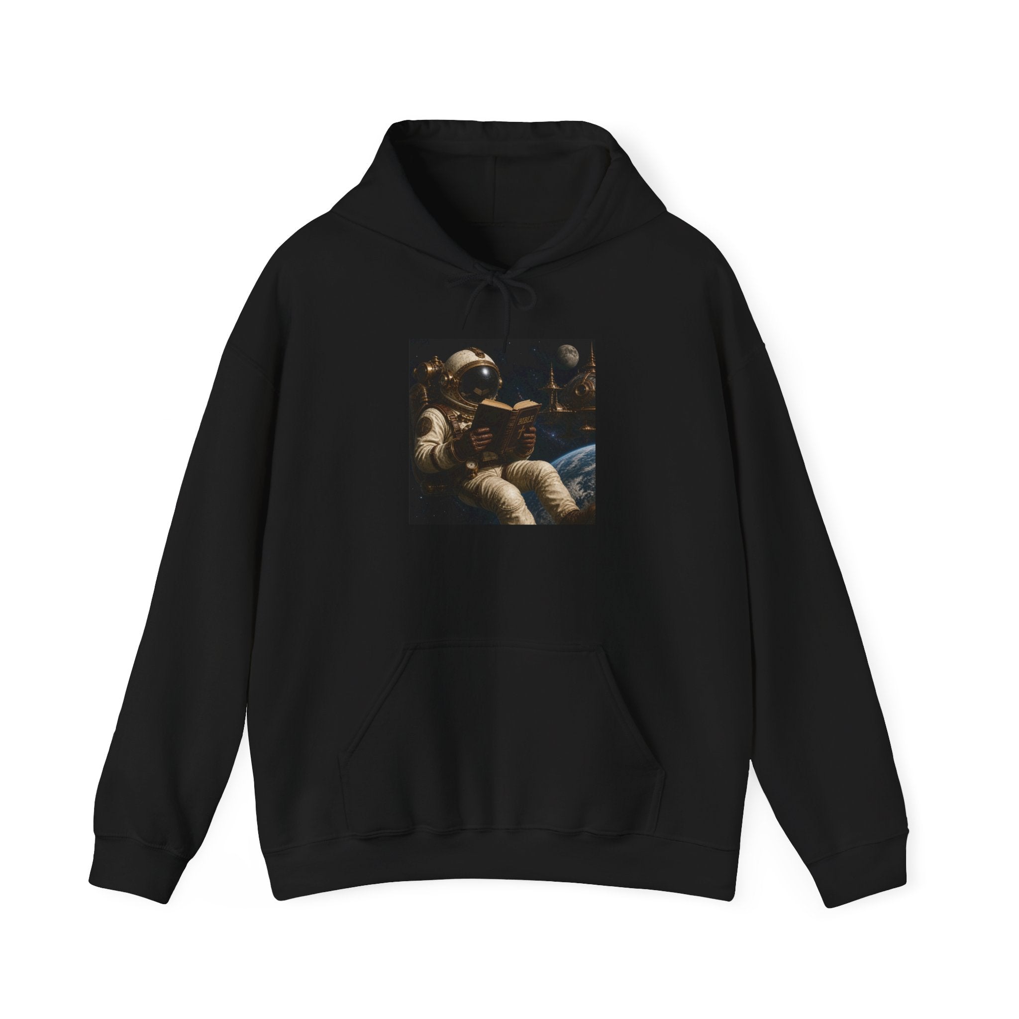 Astronaut Lounge Hoodie — Vintage Space Crew Astronaut Graphic Sweatshirt