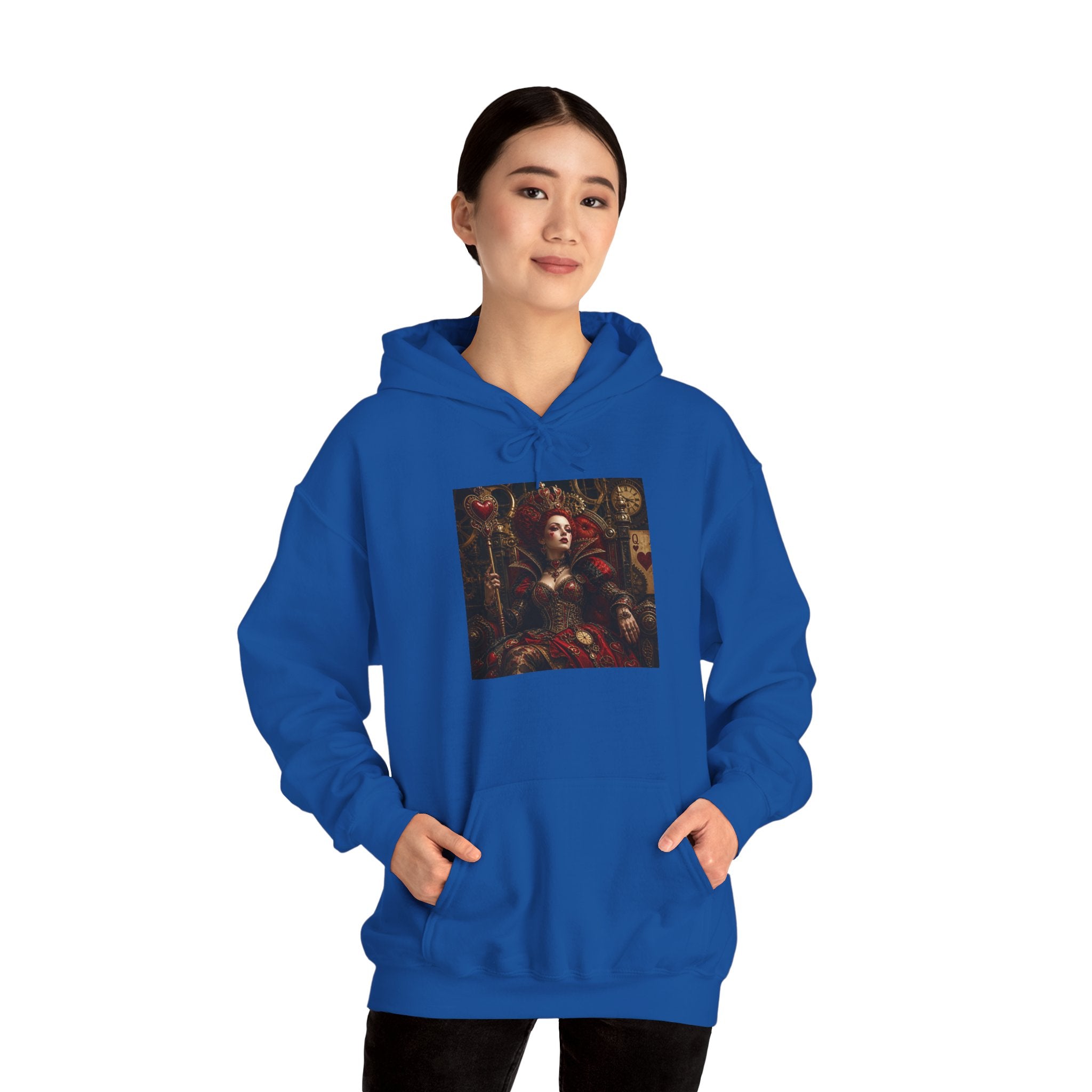 Medieval Steampunk Noble Portrait Hoodie — Vintage Renaissance Art Pullover