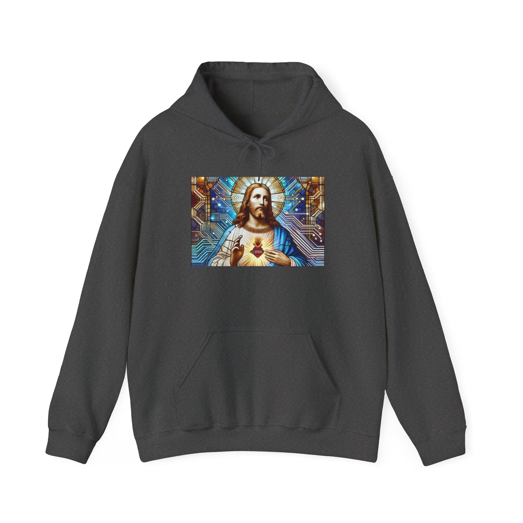 Digital Jesus Hoodie — Graphic Sweatshirt