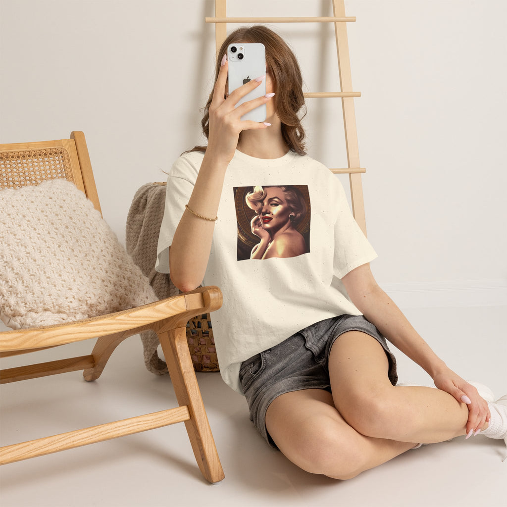 Vintage Glam Portrait Tee — Retro Pinup Art T-Shirt