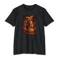 Knight on Horseback Graphic T-Shirt — Medieval Warrior Illustration Tee