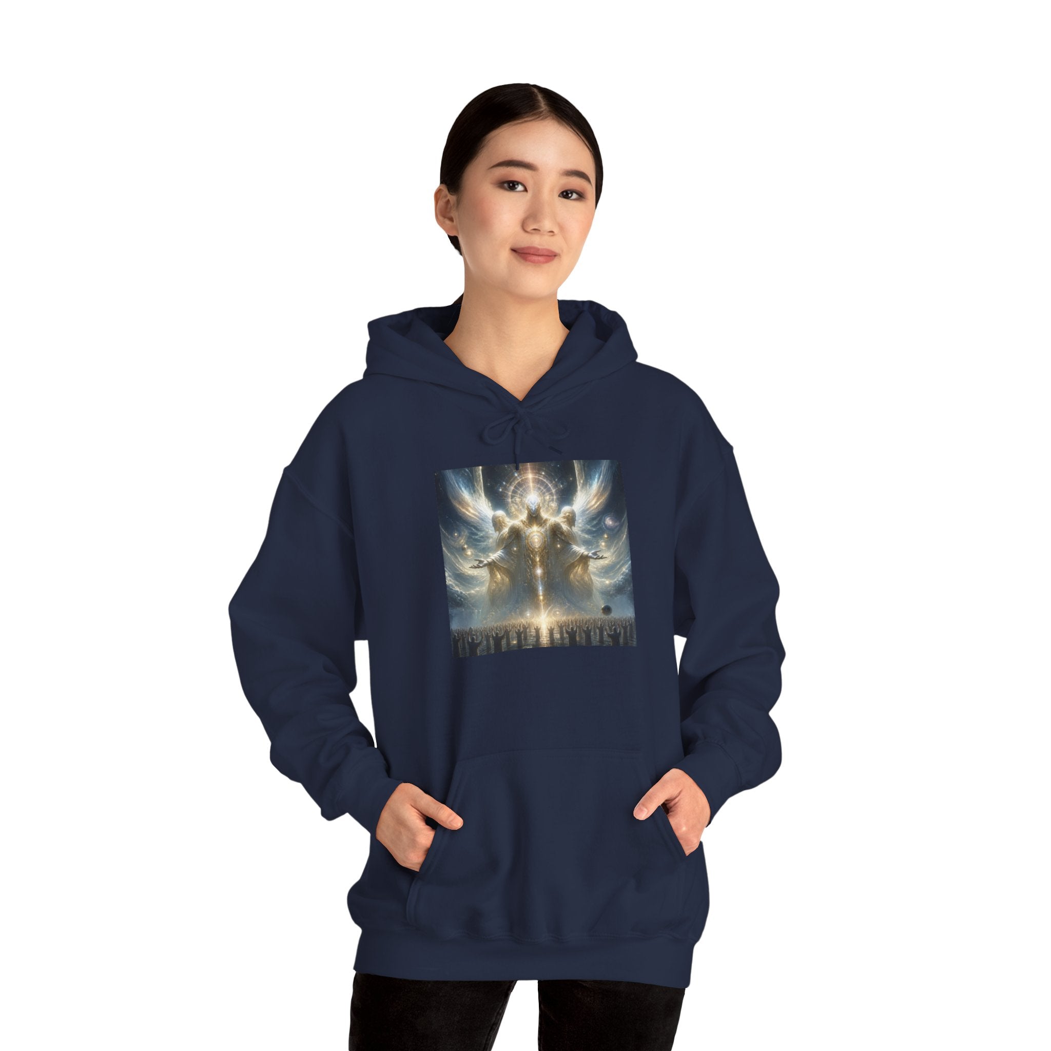 Elohim Gathering— Ethereal Angelic Cloudscape Pullover