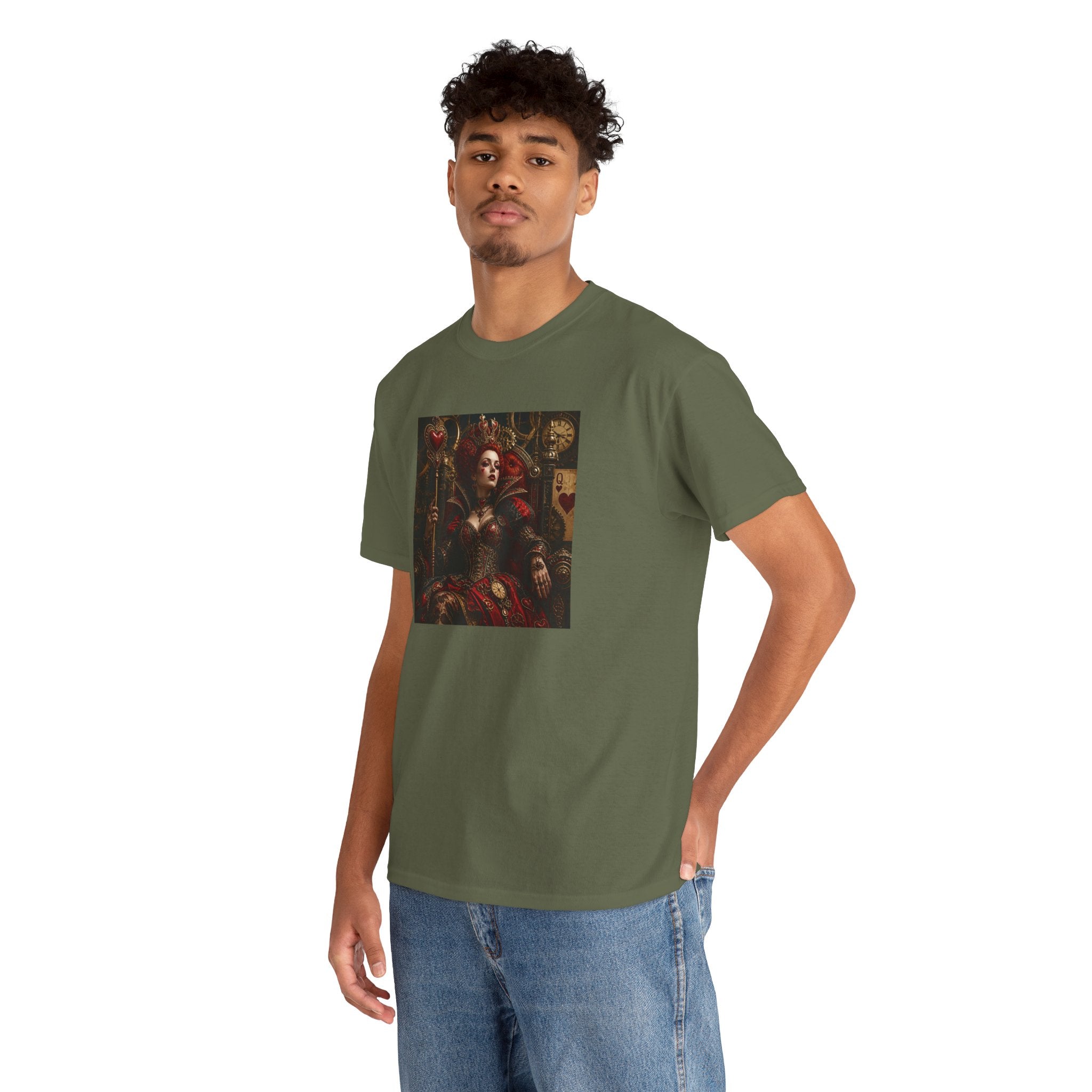 Gothic - Steampunk Queen Art Tee - Dark Renaissance Portrait T-Shirt
