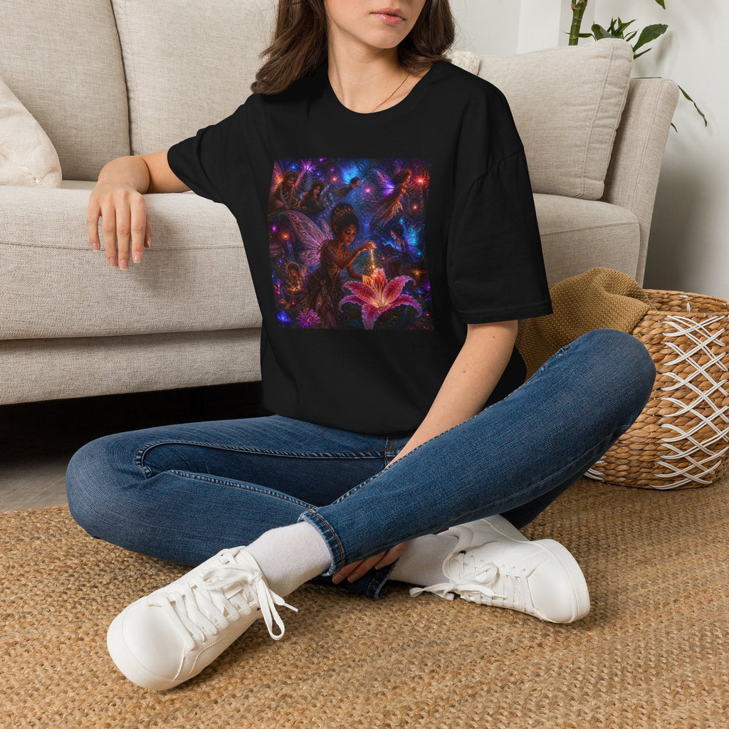 Fairy Garden T-Shirt — Enchanted Nightlight Wings Design