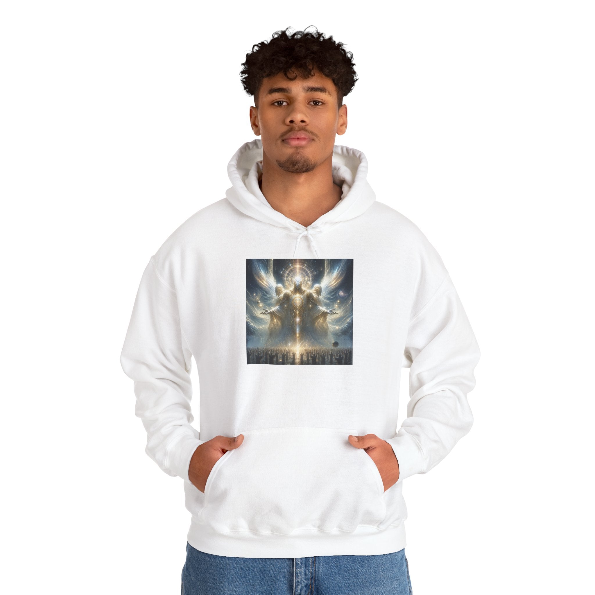 Elohim Gathering— Ethereal Angelic Cloudscape Pullover