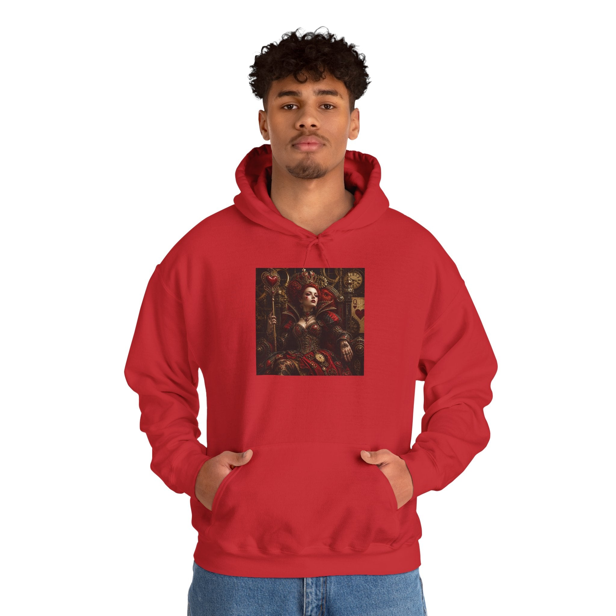 Medieval Steampunk Noble Portrait Hoodie — Vintage Renaissance Art Pullover