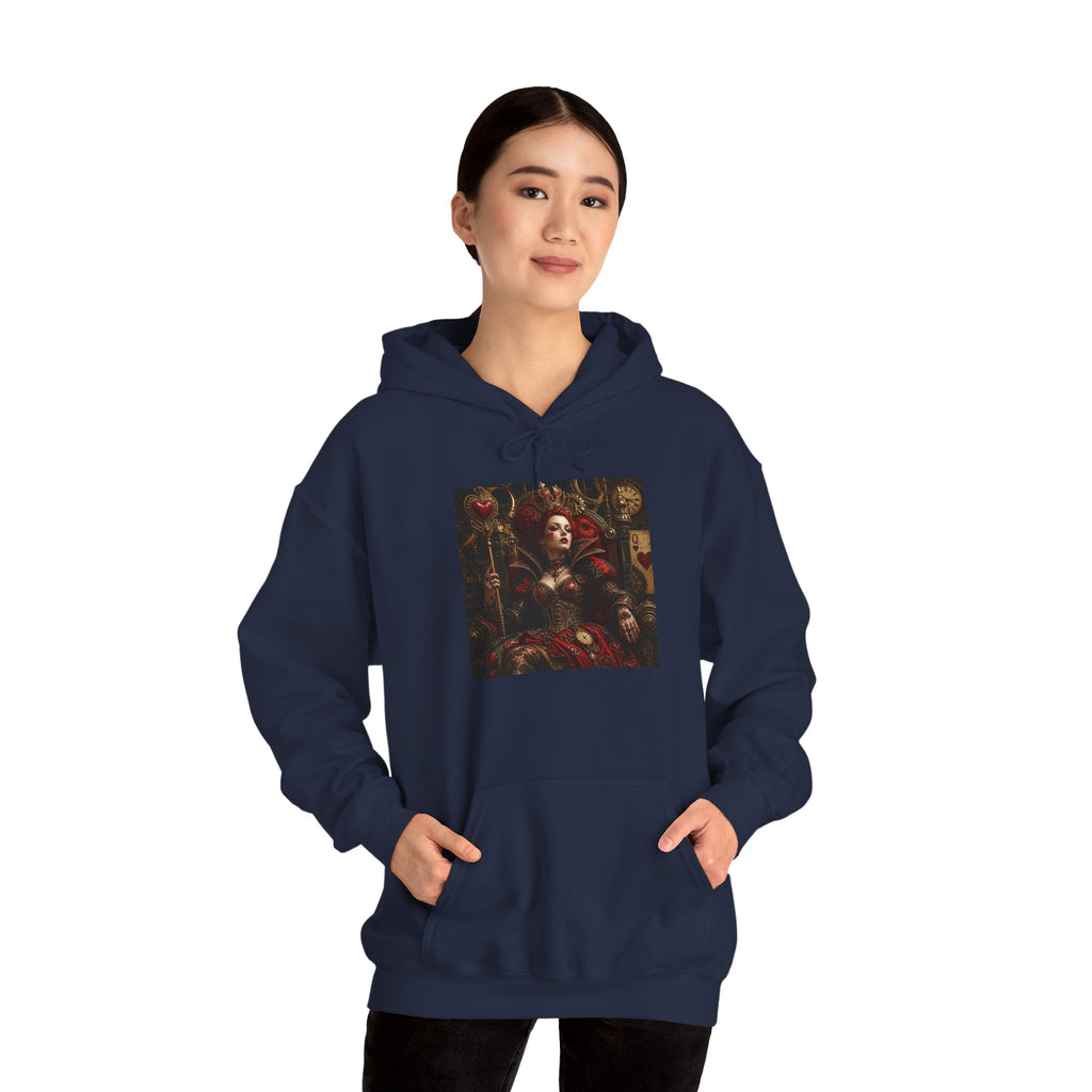Medieval Steampunk Noble Portrait Hoodie — Vintage Renaissance Art Pullover