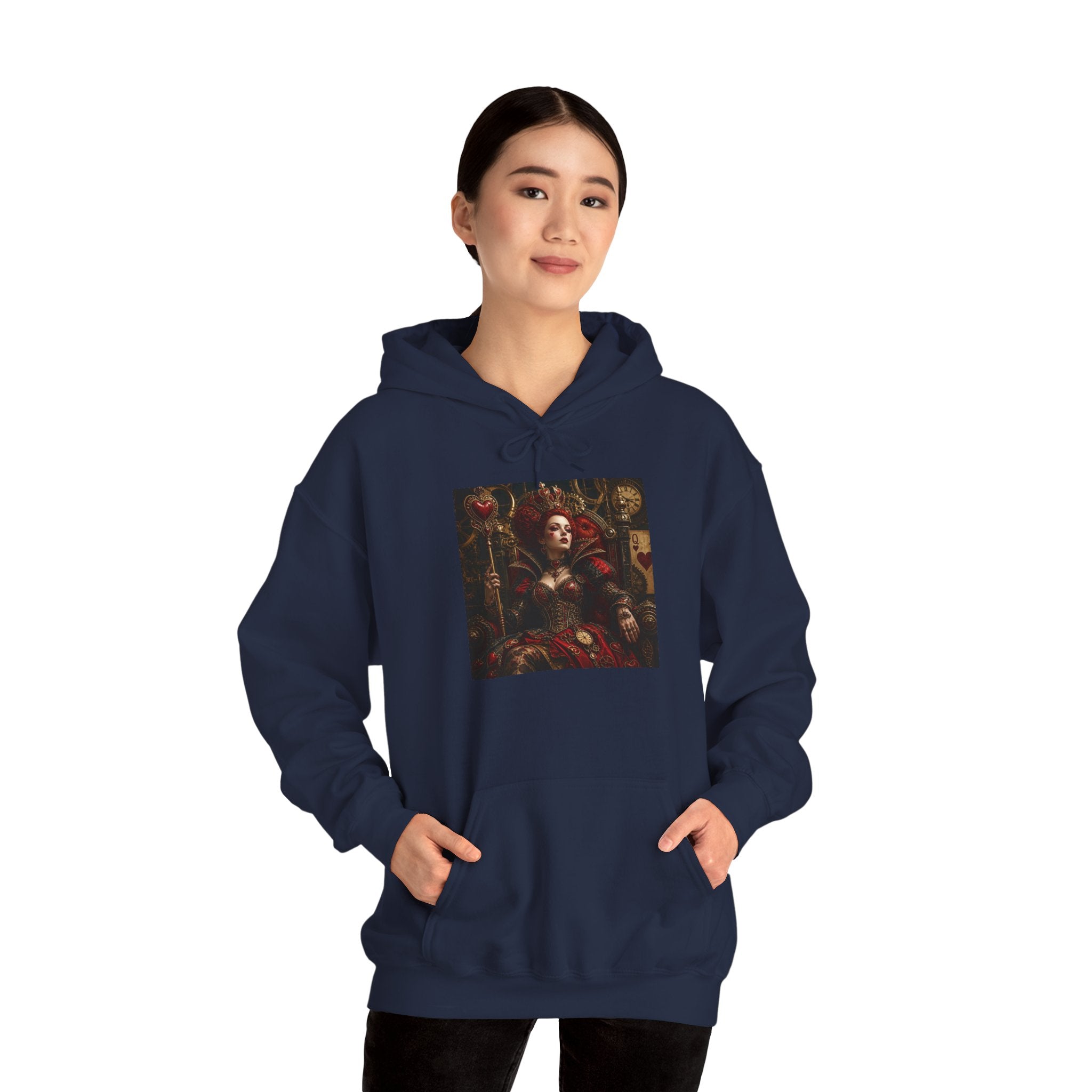Medieval Steampunk Noble Portrait Hoodie — Vintage Renaissance Art Pullover