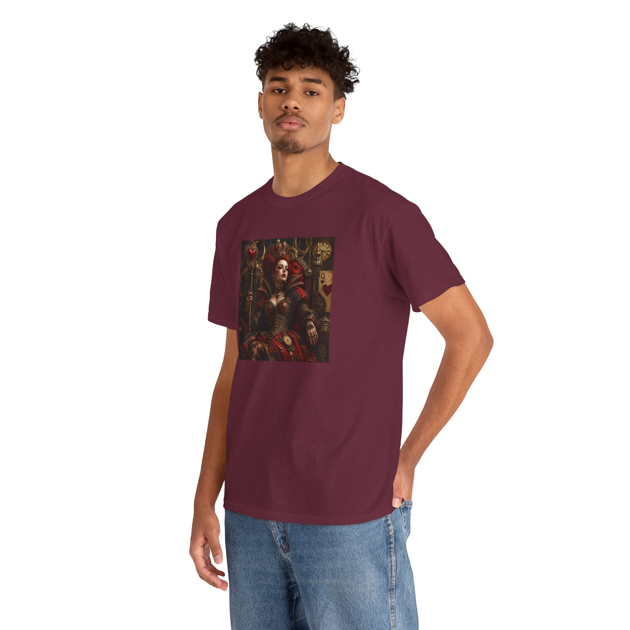 Gothic - Steampunk Queen Art Tee - Dark Renaissance Portrait T-Shirt