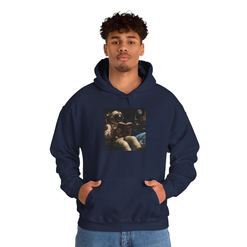 Astronaut Lounge Hoodie — Vintage Space Crew Astronaut Graphic Sweatshirt