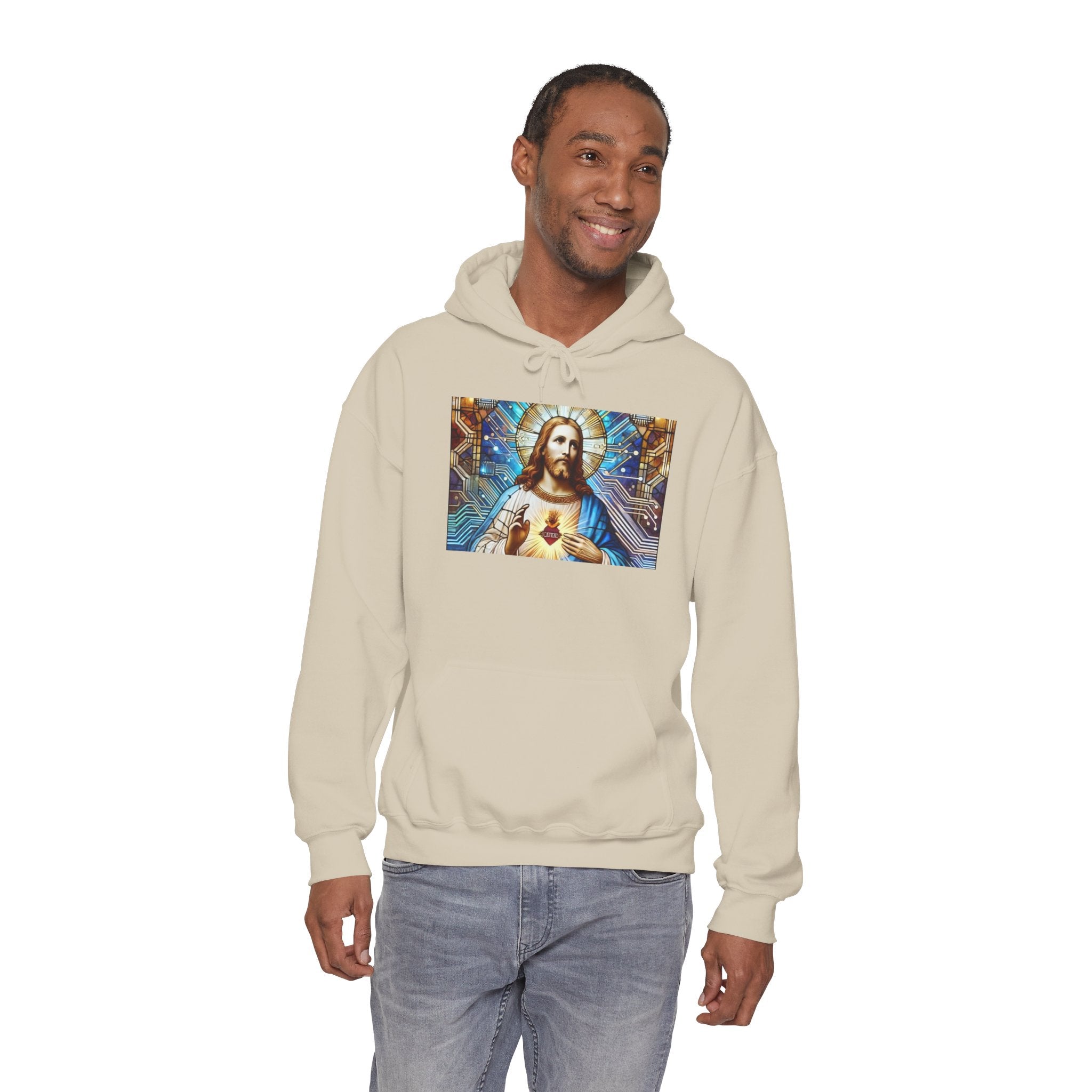 Digital Jesus Hoodie — Graphic Sweatshirt