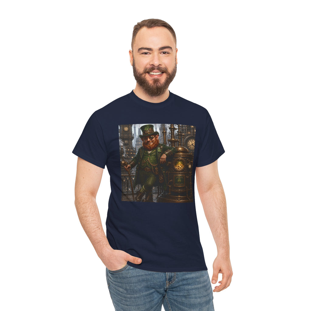 Steampunk Leprechaun T-Shirt — Vintage Industrial St. Patrick’s Day Tee