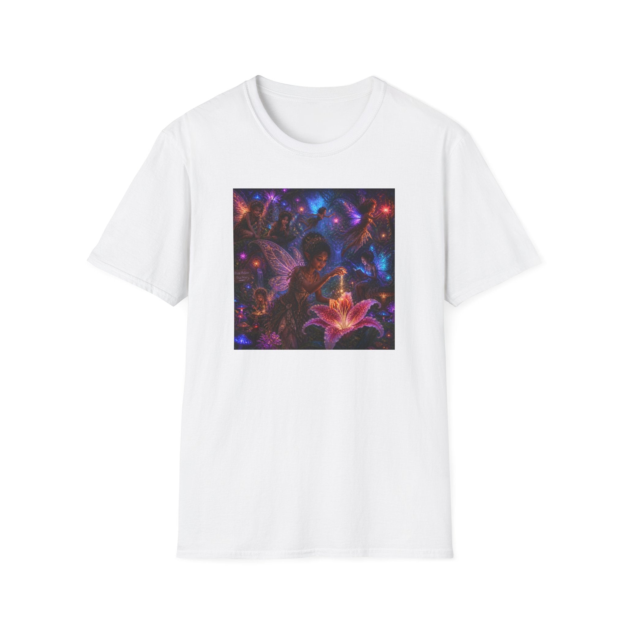 Fairy Garden T-Shirt — Enchanted Nightlight Wings Design