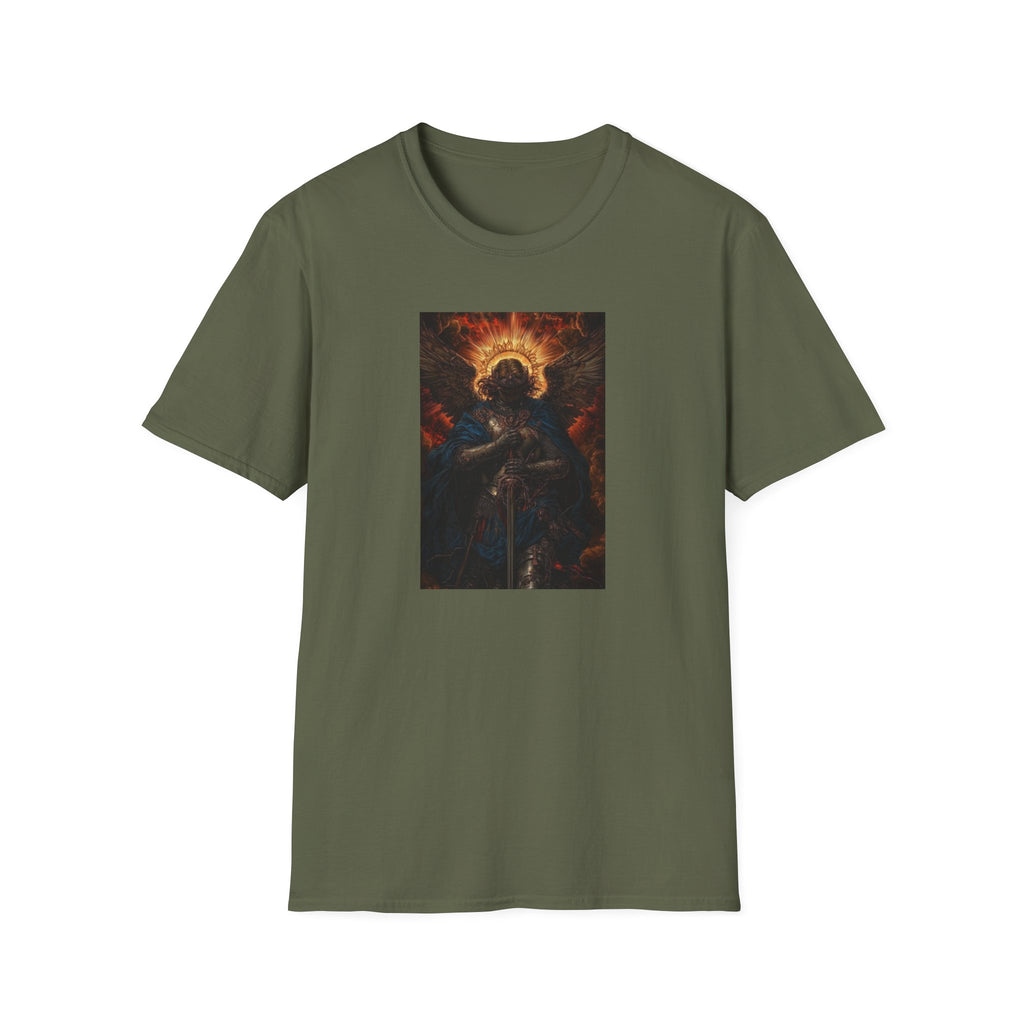 Graphic T-Shirt — Dark Angel Halo  religious Art Tee
