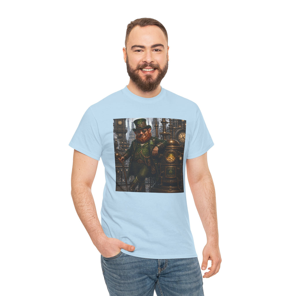 Steampunk Leprechaun T-Shirt — Vintage Industrial St. Patrick’s Day Tee