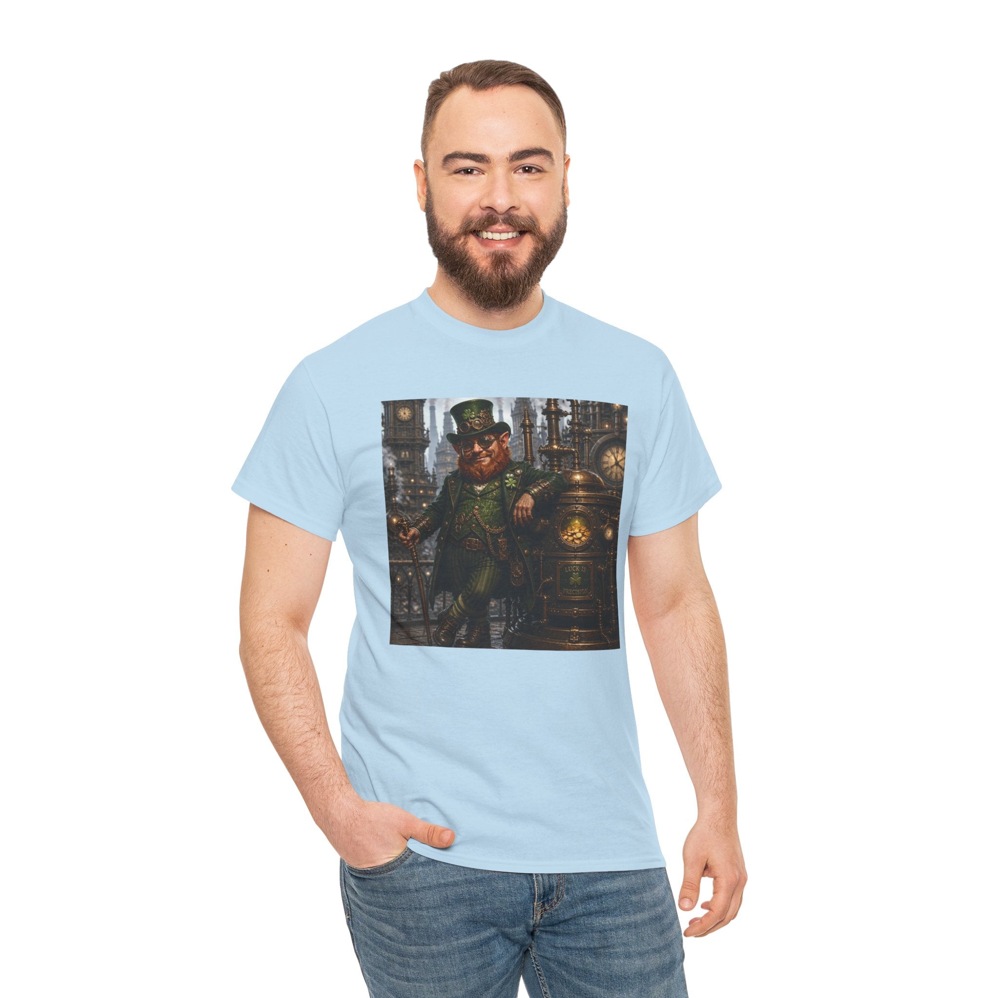 Steampunk Leprechaun T-Shirt — Vintage Industrial St. Patrick’s Day Tee