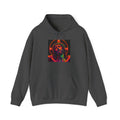 Jesus Portrait Hoodie — Neon Sacred Heart Graphic Hooded Sweatshirt